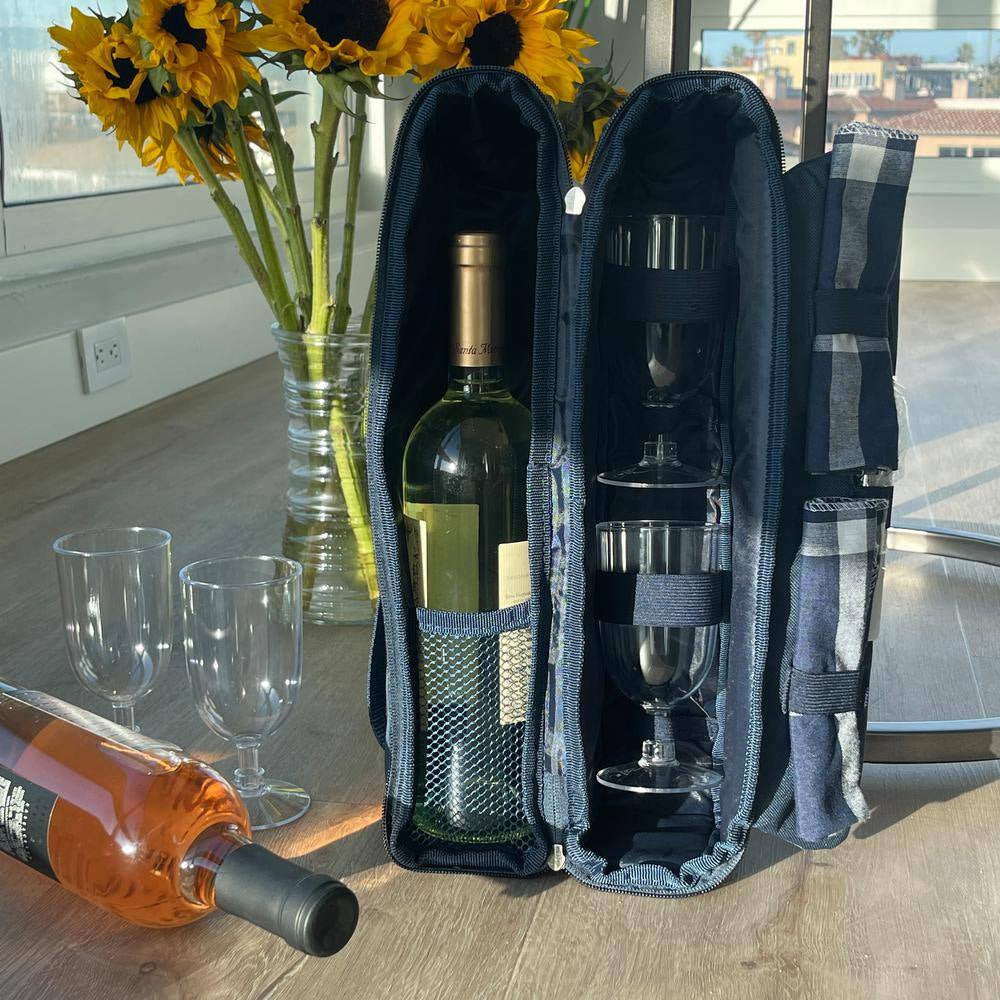 7-Piece Wine Carrier Tote Bag with Wine Accessories