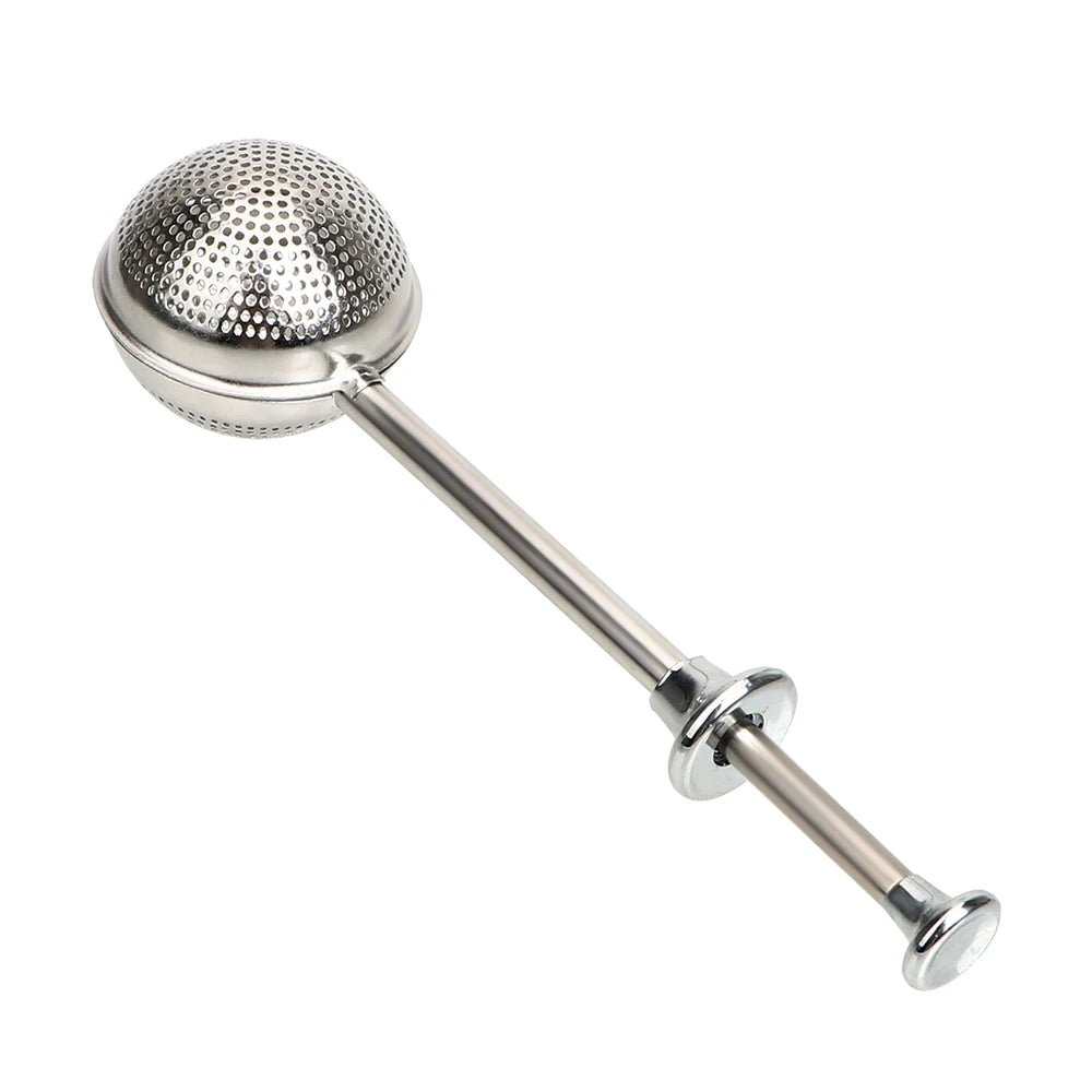 Adjustable Stainless Steel Tea Infuser Ball – Reusable Spice & Tea Strainer with Metal Chain
