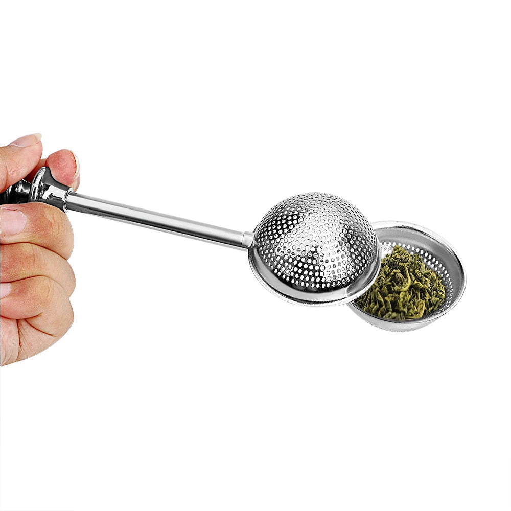 Adjustable Stainless Steel Tea Infuser Ball – Reusable Spice & Tea Strainer with Metal Chain